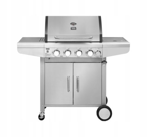 Vrhunski plinski roštilj 5+1 17,4 kW s rešetkom od lijevanog željeza Teesa BBQ 5001 Master