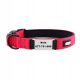 Crvena personalizirana ogrlica za pse Huggy Doggy S