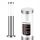 Okrugli LED stup za vrt E27 45cm INOX dekorativni