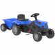VELIKI TRAKTOR NA PEDALE S PRIKOLICOM GO TRAC MAXI PLUS PLAVI