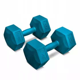    Heksagonalne kompozitne bučice za trening vježbi, set 2x8kg