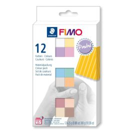 Fimo set termoreaktivna plastika Sof Pastel 12x25g