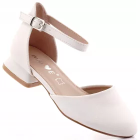 Bijele komunijanske cipele na štiklu Evento 5603, broj 35