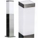 Lampion za vrt SuperLED E27, 45 cm, inox