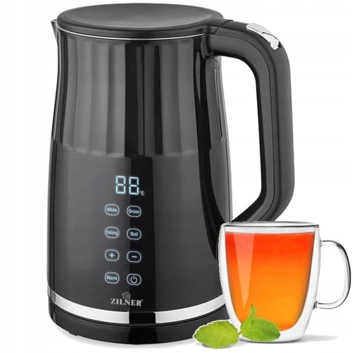  Zilner kuhalo za vodu ELECTRIC KETTLE 2200 W 1,7 l crno