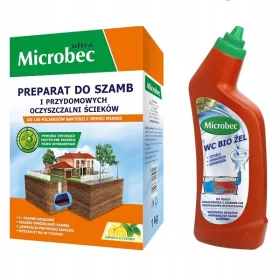   Prašak za održavanje septičkih jama Bros - Microbec ULTRA 1kg + toaletni gel 500ml