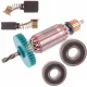  Rotor za MAKITA HP1620 H1621 HP1640 bušilicu, četkice za ležaj