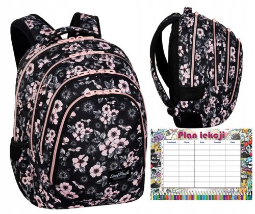 Prostran školski ruksak Coolpack s više komora i odjelkom za laptop