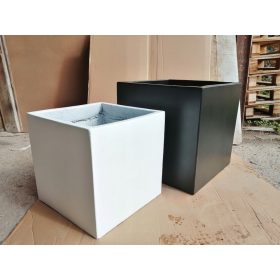    Vrtna posuda za cvijeće 50 cm x 50 x 50 cm LIGHT CEMENT bijela, crna