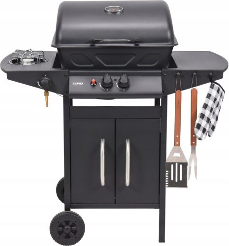 GRILL GAZOWY LUND 2+1 SA POKLOPCEM I POLICAMA