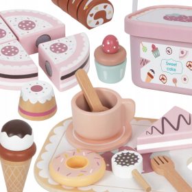 Tooky Toy Sweet Cake Veliki Set Slatkiša u Drvenoj Kutiji
