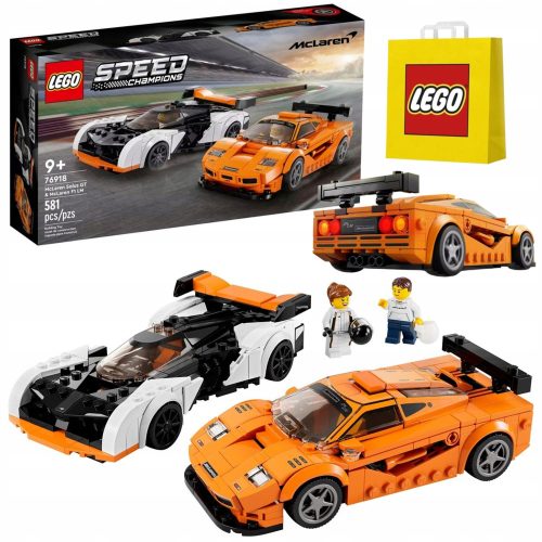  LEGO Speed Champions 76918 McLaren Solus GT i McLaren F1 LM + LEGO papirnata vrećica