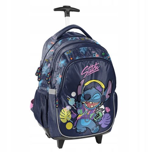 Lilo i Stitch Paso školski ruksak na kotače višenamjenskih odjeljaka Nijanse ljubičaste, Nijanse plave, Nijanse ružičaste, Višebojno 24 l