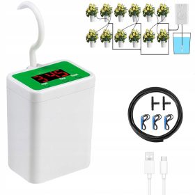    Automatski sustav za navodnjavanje biljaka u posudama u vrtu s timerom