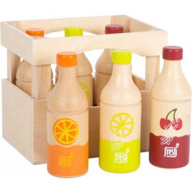 DRVENA KUTIJA SA VOĆNIM NAPITCIMA ZA DJECU