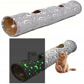 VELIKA SVJETLEĆA MAČKA TUNEL IGRAČKA SA XL LOPTICAMA