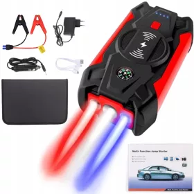   MOCNI STARTER ROZRUCH BOOSTER POWERBANK SA BEŽIČNIM PUNJENJEM