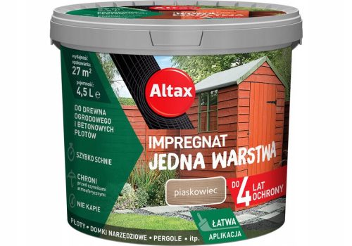  Altax Wood Impregnation Garden 4.5L pješčenjak