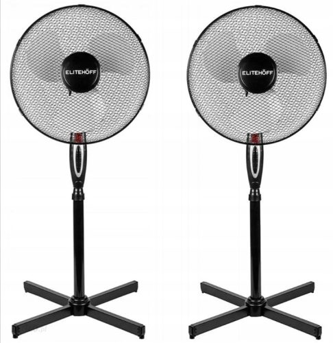 Ventilator za hlađenje prostora crne boje s visokim stupnjem učinkovitosti