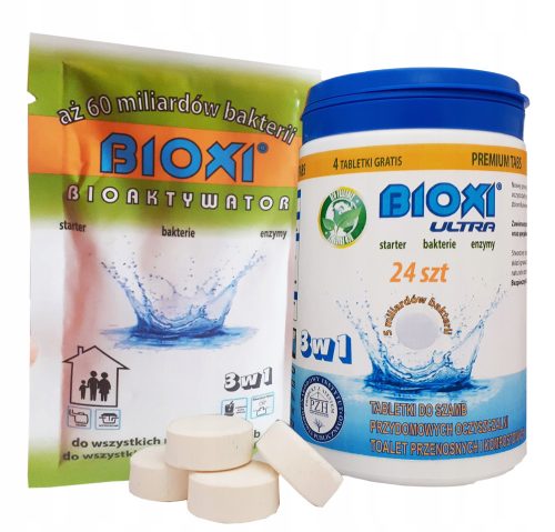 Bioxi Ultra Eco Tablete za Septičke Jame - Premium formula za čišćenje otpadnih voda