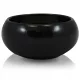  Polnix saksija 14 cm x 14 x 6 cm promjer 14 cm keramika crna