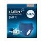 Muške apsorbirajuće gaćice Dailee Pant Plus Men M za diskretnu zaštitu i udobnost. Tehnologija Magical Tubes osigurava optimalnu apsorpciju te sprečava curenje tečnosti. Sustav Odor Protection zadržav