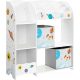 Regal organiser za knjige i igračke 93 x 30 x 100 cm višebojni