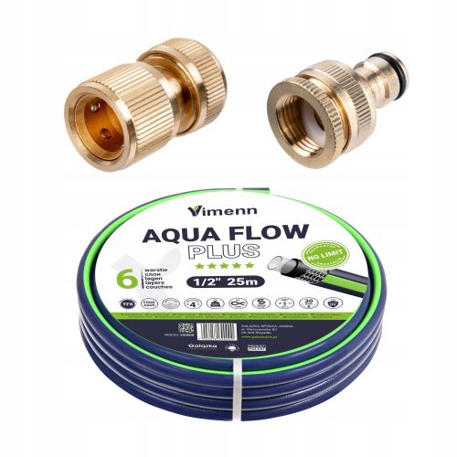  Vimenn VRTNO CRIJEVO 6 SLOJEVA 1/2" 25m AQUA FLOW PLUS POLISH + 2 druga proizvoda