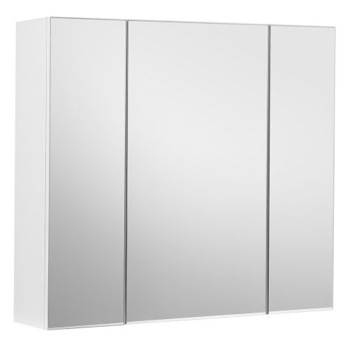 Viseći kupaonski ormarić s ogledalom Songmics 60x15x55 cm