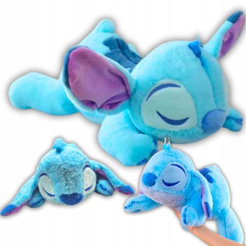 Maskotka Stich Plava plišana igračka od 35 cm Ležeći Spava Preslatka mazna igračka