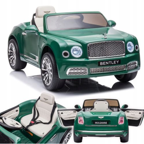 Auto na akumulator Bentley Mulsanne zeleno obojen za dječje pilote