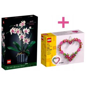    LEGO ICONS 10311 - LEGO ikone - orhideja + LEGO Creator 40638 ukras u obliku srca