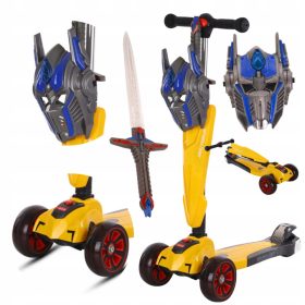 SKLOPIV SKUTER NA TRI KOTAČA SA SVJETLOM ZA DJECU