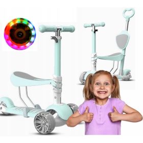 Skuter na tri kotača Scooter Scooter plava, roza, zelena