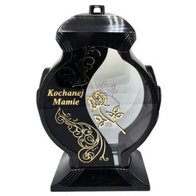   Znicz za Grob za Majku Veliki Lampion s Gravurom Dragoj Majci Svetinja 35cm