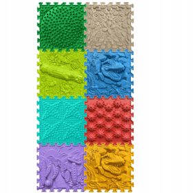    OrtoNature Ortopedski jastučići za masažu, set od 8 komada - Dinosauri u pustinji