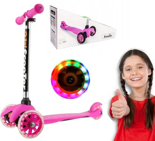 Tobbi Toys Romobil na tri kotača BALANCE SCOOTER Plava, narančasta, ružičasta, zelena