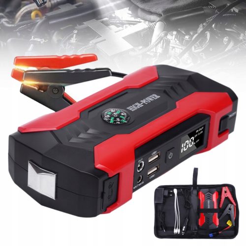 POKRETNI POMAGAČ ZA POKRETANJE AUTOMOBILA POWERBANK J12 12V