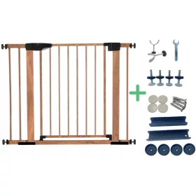 Stepenice sigurnosna vrata proširenje set smeđe i bež