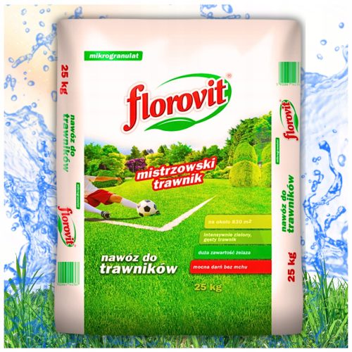 Višenamjensko gnojivo za travnjak Florovit granule 25 kg 25 l