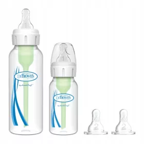   DR. BROWN'S ZESTAW ZA POČETAK 2x BOČICA 250ML + 120ML + ČETKICA