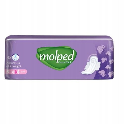 MOLPED Klasik Higijenski ulošci klasične debljine LONG 8 kom.