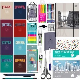    Školski set, veliki školski set, XXL, 4-8 razred, univerzalni interprint