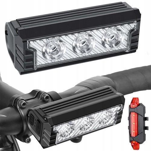  SVJETLO ZA BICIKLE LED SVJETLO ZA BICIKLE PREDNJE STRAŽNJE USB BATERIJE UPRAVLJAČ SET