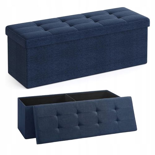 Songmics Plava Tapecirana Skrinja sa Sjedištem i Posudom 110x38x38 cm

Ova prekrasna tapecirana skrinja od Songmics-a nije samo sjedište već i funkcionalno rješenje za pohranu. Sa dimenzijama 110 x 38