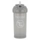  TWISTSHAKE SREBRNA ŠALICA SA SLAMKOM 360ML SIVA