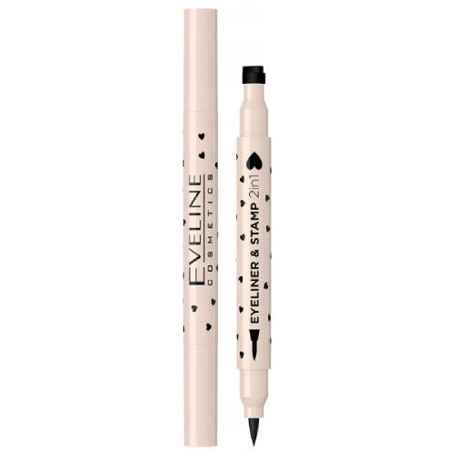 Eveline Kozmetika Eyeliner s pečatom br. 01 - Srce