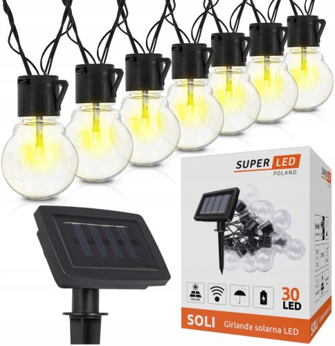  SuperLED girlanda 770 cm solarna