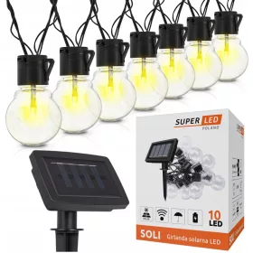  SuperLED girlanda 280 cm solarna