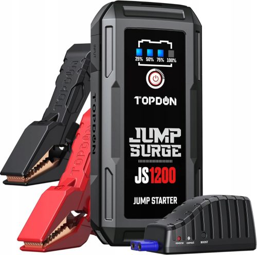 ROZRUSZNIK TOPDON JS1200 POWERBANK 12V 1200A LED UNIVERZALNI